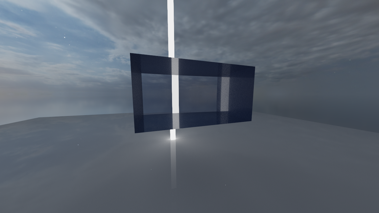 具有折射的玻璃